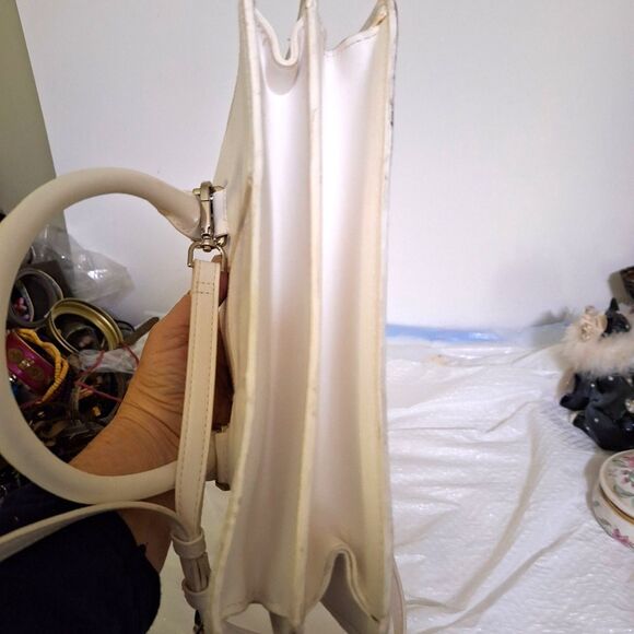 A Steve Madden Women's Crossbody Handbag Faux Leather and Suede Office Evening - Picture 14 of 14